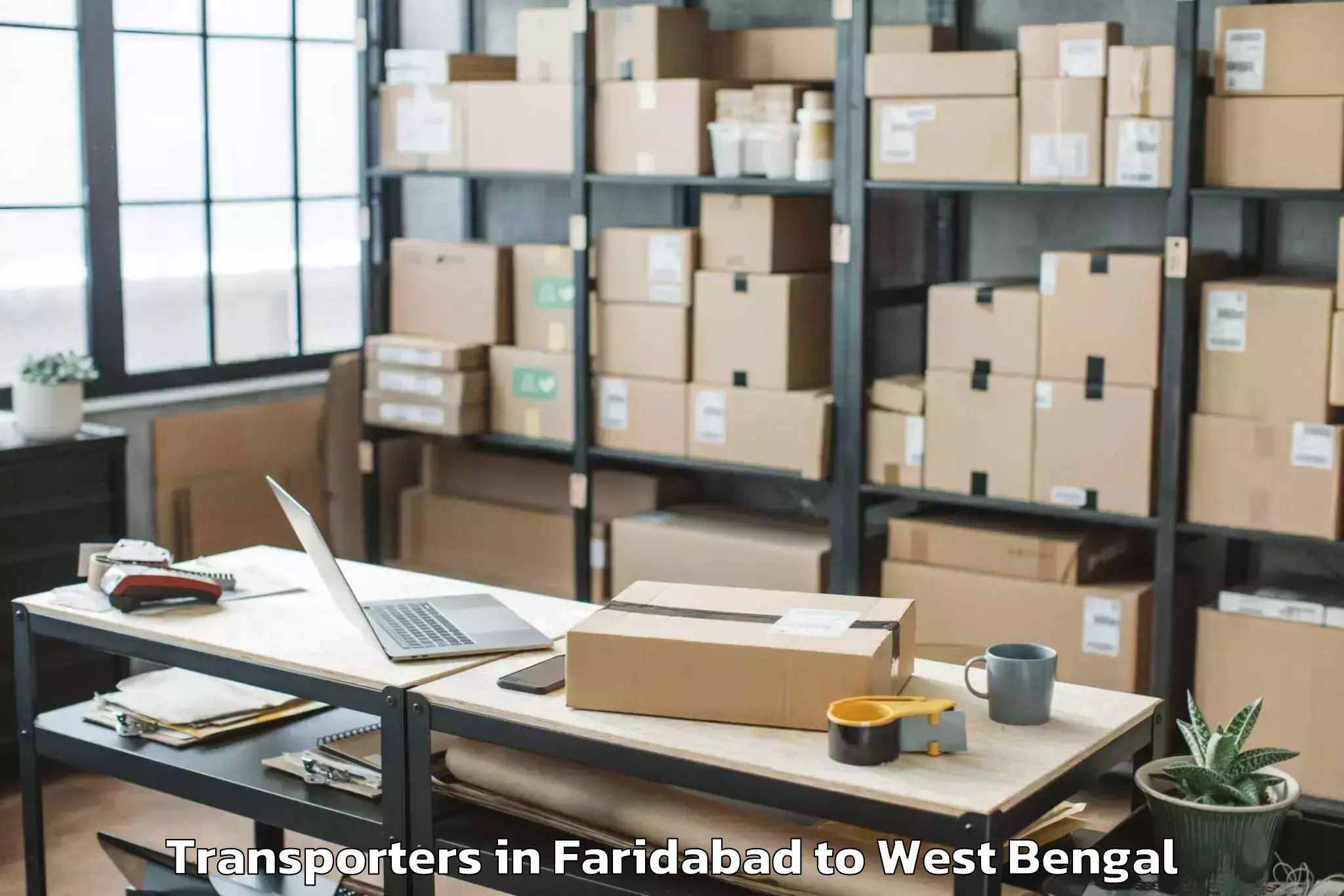 Easy Faridabad to Bamangola Transporters Booking